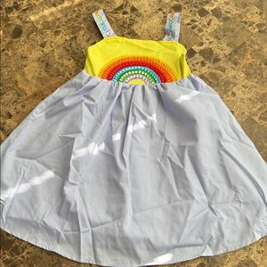 Lola + the Boys Crystal Colorful Rainbow Sun Dress